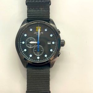 J.W. Hulme 43MM Quartz Chronograph Nylon Strap Watch